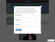 Tablet Screenshot of erinbartels.com